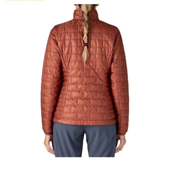 Patagonia Women’s XL Nano Puff Insulated Jacket Burnished Red Puffy NWT - Picture 8 of 10